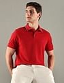 Tommy Hilfiger Solid Regular-Fit Cotton Polo T-Shirt