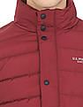 U.S. Polo Assn. High Neck Solid Puffer Jacket