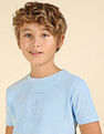 U.S. Polo Assn. Kids Boys Brand Printed Regular Fit T-Shirt