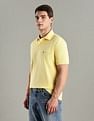 Tommy Hilfiger Solid Regular-Fit Cotton Polo T-Shirt