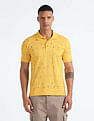 Flying Machine All Over Print Cotton Polo Shirt