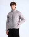 Flying Machine Regular Fit Solid Padded Jacket