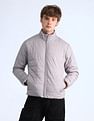 Flying Machine Regular Fit Solid Padded Jacket