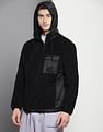 Calvin Klein Velour Hooded Sweatshirt