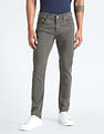 Flying Machine Slash Slim Tapered Fit Clean Look Jeans