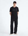Flying Machine Pure Cotton Applique T-Shirt