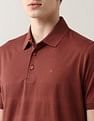 Arrow Textured Regular Fit Polo Shirt