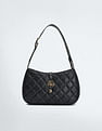 U.S. Polo Assn. Women Quilted Monogram Baguette Bag