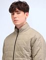 Flying Machine Regular Fit Solid Padded Jacket