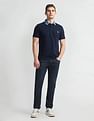 U.S. Polo Assn. Denim Co. Denim Collar Solid Polo Shirt