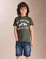 U.S. Polo Assn. Kids Boys Regular Fit Brand Printed T-Shirt