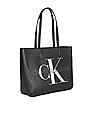 Calvin Klein Women Black Brand Logo Tote Bag