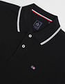 Arrow Sports Tipped Collar Solid Pique Polo Shirt