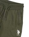 U.S. Polo Assn. Kids Boys Solid Pure Cotton Track Pants