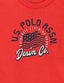 U.S. Polo Assn. Kids Boys Cotton Brand Print T-Shirt