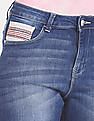 U.S. Polo Assn. Women Blue Whiskered Denim Shorts