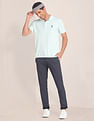 U.S. Polo Assn. Mid Rise Geometric Print Trousers