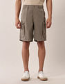 U.S. Polo Assn. Denim Co. Solid Regular Fit Cargo Shorts