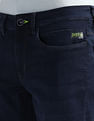 Flying Machine Mid Rise Slash Slim Tapered Fit Jeans