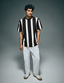 Flying Machine Vertical Striped Digitopia T-Shirt