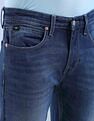 Flying Machine Mid Rise Slash Slim Tapered Fit Jeans