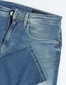 Flying Machine Mid Rise Slash Slim Tapered Jeans