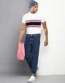 Tommy Hilfiger Men Dark Blue Rinsed Austin Slim Tapered Fit Jeans