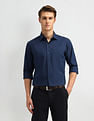 Arrow Slim Fit Solid Pattern Shirt