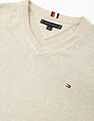 Tommy Hilfiger Solid Regular-Fit Cotton Sweater