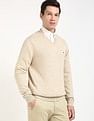 Tommy Hilfiger Solid Regular-Fit Cotton Sweater