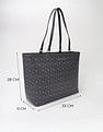 Tommy Hilfiger Logo Blue Pu Tote Bag
