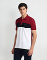 Arrow Sports Colour Block Logo Polo Shirt