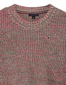 Tommy Hilfiger Kids Girls Patterned Knit Sweater