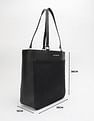 Tommy Hilfiger Logo Black Polyester Tote Bag