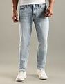 Tommy Hilfiger Heavy-Wash Slim Fit Mid Rise Jeans