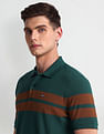 Arrow Sports Horizontal Stripe Cotton Polo Shirt