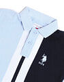 U.S. Polo Assn. Kids Boys Colour blocked Regular Fit Polo Shirt