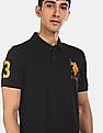 U.S. Polo Assn. Appliqued Slim Fit Polo Shirt