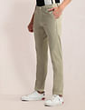 U.S. Polo Assn. Printed Slim Straight Fit Satin Trousers