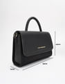 Tommy Hilfiger Logo Black Polyester Sling Bag