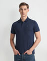 Arrow Sports Solid Logo Polo Shirt