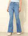 U.S. Polo Assn. Women Ultra-High Rise Flared Fit Jeans