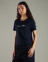 Tommy Hilfiger Embroidered Logo Regular Fit Cotton T-Shirt