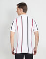 Arrow Sports Cotton Vertical Stripe Polo Shirt