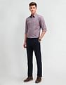 Arrow Newyork Slim Fit Windowpane Checked Shirt