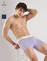 Calvin Klein Underwear Multi-Coloured Solid Low Rise Trunk - Pack Of 3