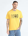 Flying Machine Pure Cotton Brand Print T-Shirt