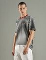Tommy Hilfiger Striped Regular Fit Cotton T-Shirt