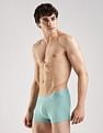 Calvin Klein Underwear Blue Solid Low Rise Trunk