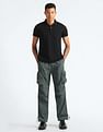 Flying Machine Relaxed Fit Solid Trousers
